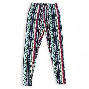 Rave Whimsigoth Cute Punk eye candy Tribal Print Indie Sleeze Leggings